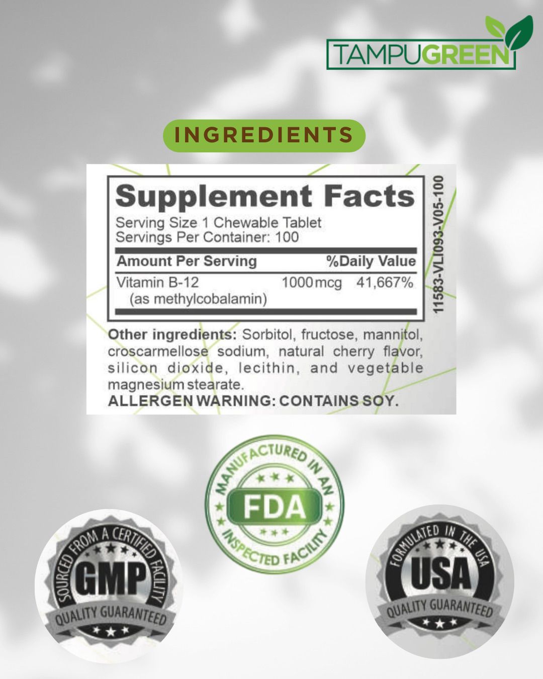 VITAMIN B12 - 1000 MCG